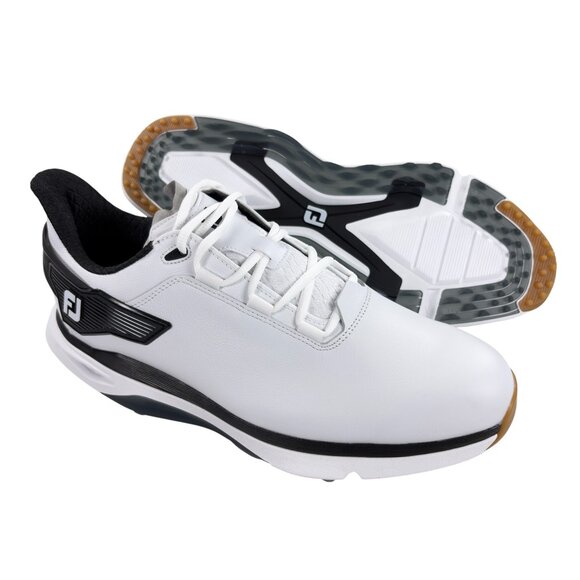 FootJoy Pro / SLX Golf Shoes Mens Size 12 M White/Black 56936 NEW - Picture 1 of 7